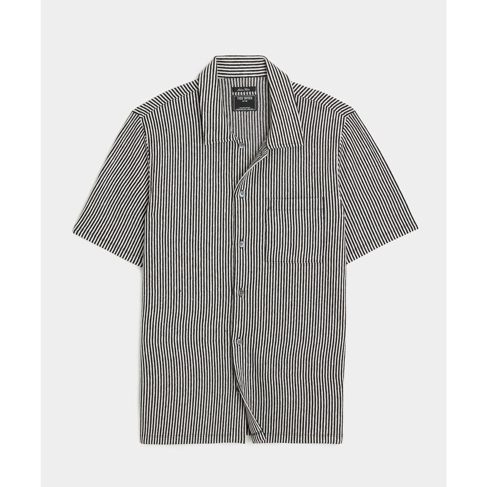 NWT Todd Snyder Linen-Cotton Polo Size L